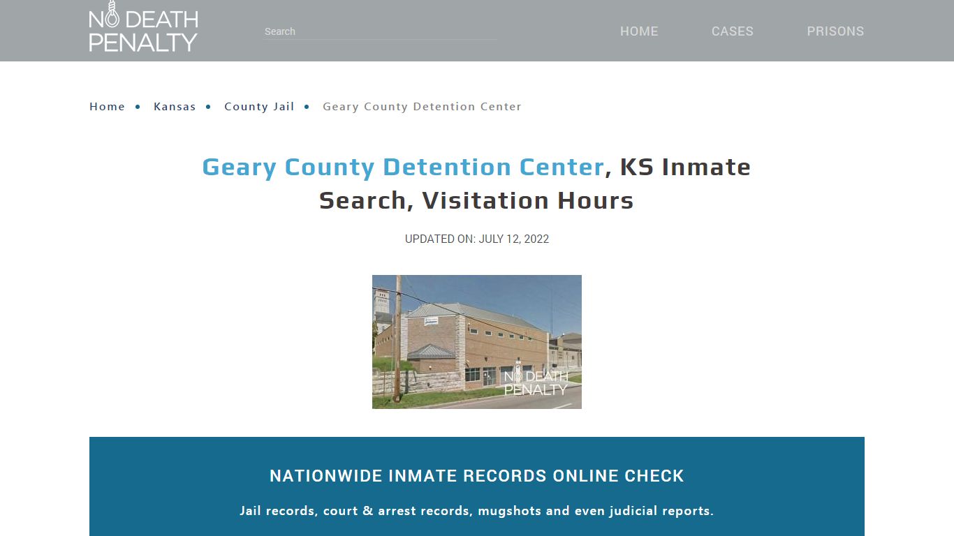 Geary County Detention Center, KS Inmate Search ...